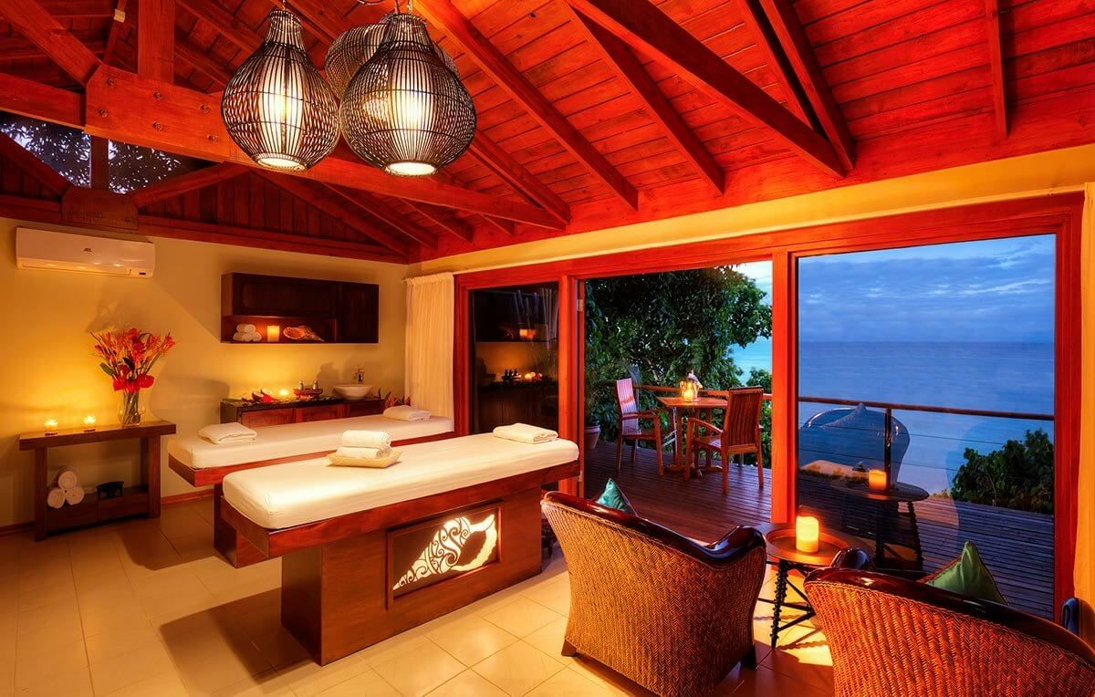 Relaxation room with a view on the ocean